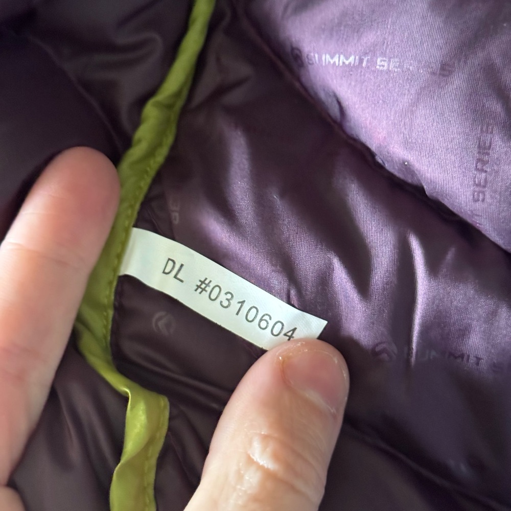 The North Face Jacket Summit Series 800 Down Puffer purple Coat Pertex - Picture 15 of 16